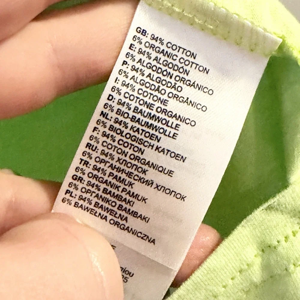 The North Face Girls Lime Green Tropical Pineapple Hawaiian T-Shirt Crew M 10-12